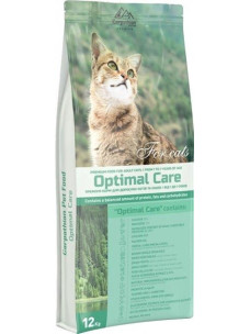 Сухой корм Carpathian Pet Food Optimal Care для котов с курицей и морским окунем, 12 кг