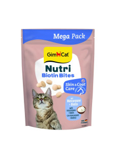 Витаминизированное лакомство для кошек GimCat Nutri Biotin Bites с маскарпоне и биотином, 425г, 710 шт