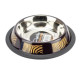 Миска Agility металева на гумі 400мл 19см зебра PC1125B-0985