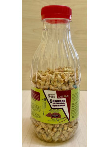 Дерат (Derat) родентицидное средство от мышей и крыс, гранула (подсолнух), 200г Зооветпром