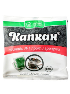 Средство Капкан Тесто от Крыс и Мышей 200 г