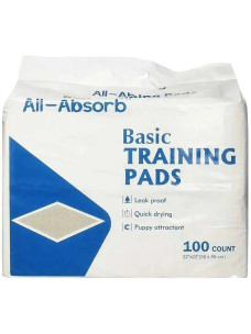 All-Absorb Basic Training Pads пеленки для собак 56х56 см 100 шт