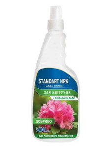 Удобрение Standart NPK аква-спрей для цветущих 500 мл