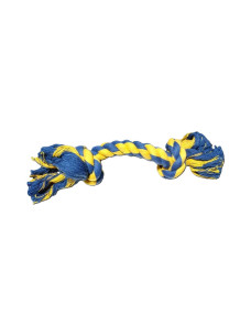 Игрушка Канат цветной 2 узла 33см