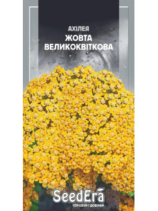 Насіння Квіти Ахілея 0,1г Крупноквіткова жовта багаторічна рослина SeedEra