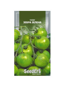 Насіння Томат 0,1г Зебра зелена ультраранній SeedEra