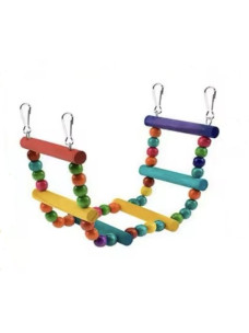 Игрушка для попугаев лестница деревянная 40см