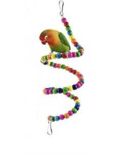 Игрушка для попугаев лестница из бусин 40см