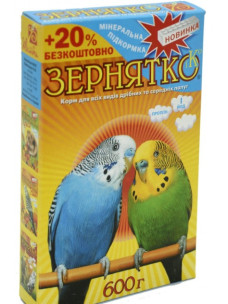 Корм для попугаев Зернышко Два попугая 600г