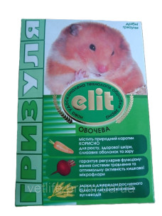 Корм грыз Гризуля Элит овощная 500гр