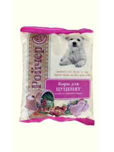 Сухой корм для собак Ройчер для щенков малых и средних пород, 500 г