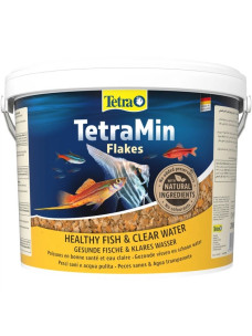Корм для акваріумних риб TETRA Min Flakes Тетра пластівці основний корм відро, 2,1 кг, 10 л 769939