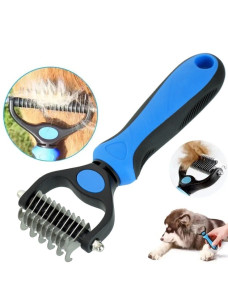 Колтунорез вертикальный GINGER для вычесывания шерсти кошек и собак, 17х6,5см, 42422