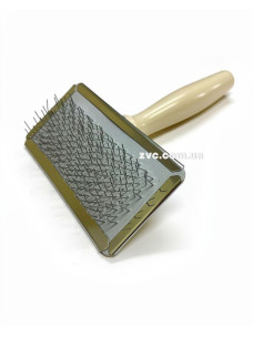 Пуходерка Ginger Pro PI1012 деревянная ручка 9х12,5см средняя