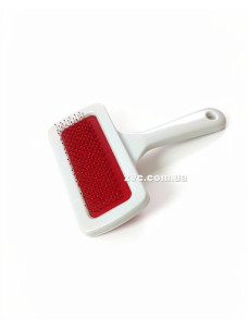 Пуходерка Ginger Pro PI1252 пластик с напилением 9,5х14см белая