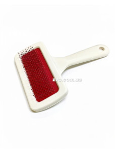 Пуходерка Ginger Pro PI1253 пластик с напылением 10,3х16см белая