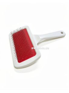 Пуходерка Ginger Pro PI1254 пластик с напылением 12х16,5см белая