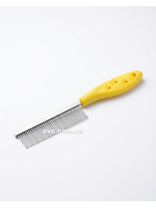 Расческа Ginger Pro PI1392 металлическая плакстиковая ручка длинный зуб 2,9х20,5см