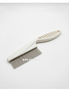 Расческа Ginger Pro PI1401 металлическая пластиковая ручка густой зуб 3,5х14см