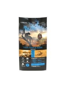 Сухий корм для дорослих стерилізованих кішок з ожирінням Ambrosia Grain Free Sterilized Cat Fresh Trout & Rabbit свіжа форель та кролик, 5 кг