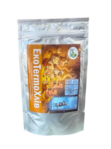 Биопрепарат ЭкоТермоХлев теплая подстилка для животных и птицы, бактерии для глубокой подстилки для ухода за местом содержания животных, 100 г