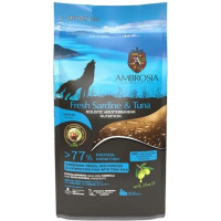 Сухой корм для взрослых собак всех пород Ambrosia Dog Adult Mediterranean Fresh Sardine & Tuna свежая сардина и тунец, 5 кг