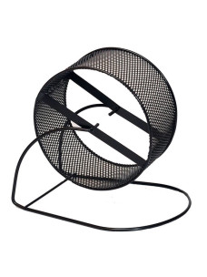 Беговое колесо барабан металлический для грызунов Джунгарик D100 мм Лори 009