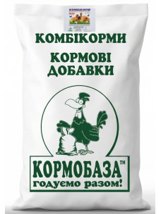 Комбікорм ТМ Кормобаза Кури/Качки/Гуси Старт 25кг
