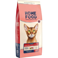 Сухой корм Home Food Утиное филе с грушей для взрослых кошек,. 10 кг