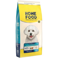 Гипоаллергенный сухой корм Home Food Форель с рисом для взрослых собак малых пород, 10 кг