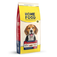 Беззерновой гипоаллергенный сухой корм Home Food Мясо утки с нутом для взрослых собак средних и крупных пород, 10 кг