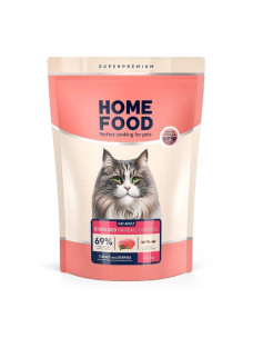 Сухий корм Home Food Hairball Control  для виведення шерсті зі шлунку котів, 1,6 кг