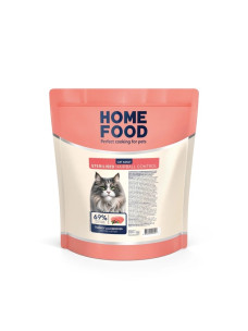 Сухий корм Home Food Hairball Control  для виведення шерсті зі шлунку котів, 200 г