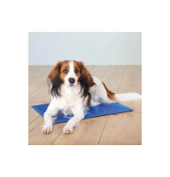 Охлаждающий гелевый коврик для собак и котов Trixie Cooling Mat, размер L 65х50см синий, Трикси 28684