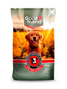 Сухой корм для взрослых собак всех пород Good Friend говядина, 10кг, Гуд Френд