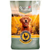Сухой корм для взрослых собак всех пород Good Friend курица, 10кг, Гуд Френд
