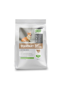 Гипоаллергенный сухой корм мелких пород собак StarDeyl Standart Курица и Телятина, KS-1-1, 10кг СтарДейл