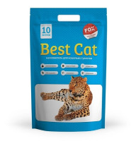 Гігієнічний силікагелевий наповнювач BEST CАТ Blue для туалету котів, 10 л