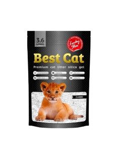 Гигиенический силикагелевый наполнитель BEST CАТ для кошачьего туалета, белый, 3.6 л