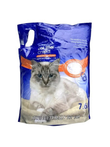 Силикагелевый наполнитель для кошачьего туалета Honey Cat Crystal, 7,6л