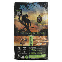 Сухой корм для стерилизованных котов Ambrosia Grain Free Cat Fresh Turkey & Herring свежая индейка и сельдь, 1,5 кг 832255