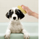 Силиконовая щетка Doggy Man Honey Smile  для вычесывания шерсти собак и котов 9,5х6см