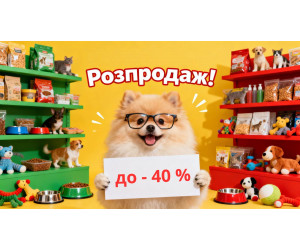 СУПЕР РОЗПРОДАЖ для ваших улюбленців!