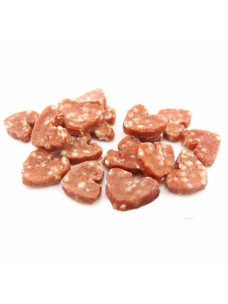 Лакомство для собак Селянські Смаколики сердечка с курицей и рисом, 2.5 см, 500 г LSC-23