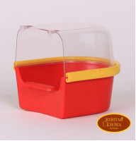 Купалка для птахів, розміри 16 х 15 х 14 см, колір червоний GOLDEN CAGE GC-4405