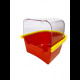 Купалка для птиц, размеры 16 х 15 х 14 см, цвет красный GOLDEN CAGE GC-4405