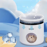 Охлаждающий домик для хомяков Hamster cooling house пластиковый + 2 пакета с хладогеном D-13см В-14см 46693