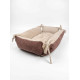 Лежак для тварин Ginger SOFT 35x55x15 см лежанка, м'яке місце для котів та собак