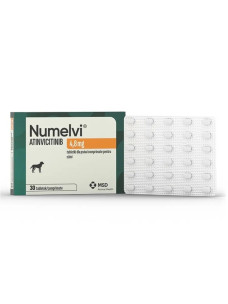 Нумелві (Numelvi) 4,8 мг таблетки для собак від свербіжу, пов'язаної з алергічним дерматитом та клінічними проявами атопічного дерматиту, 30 таблеток (1 блістер)