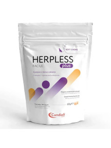 Candioli Herpless Plus Fasile Херплес Плюс Фесіль для зменшення симптомів вірусу герпес у кішок, 60 г/30 таблеток
